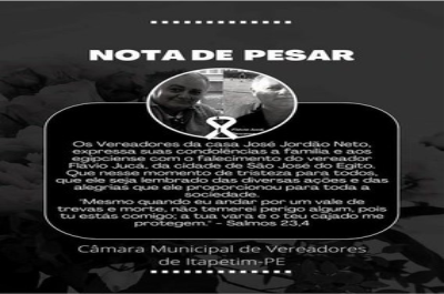 NOTA DE PESAR